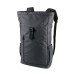 Roll top backpack-TROIKA BLACK ROLL TOP